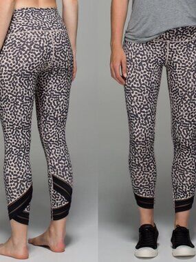 Lululemon High Times Pant Ace Spot Grain Black